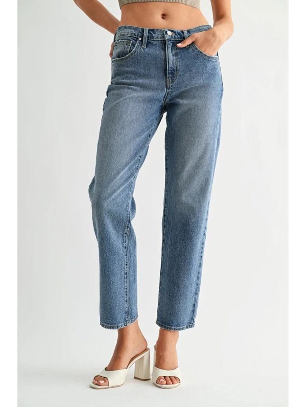 Just Black Denim The Easy Straight Jean